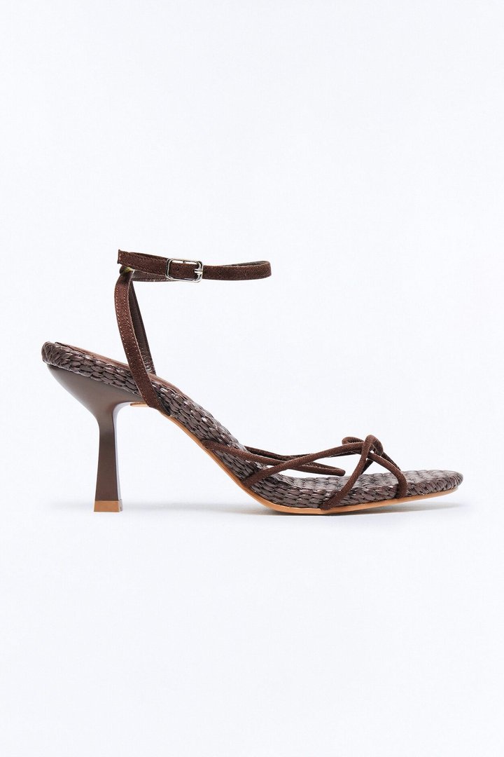 Stone And Sand Heels - Chocolate