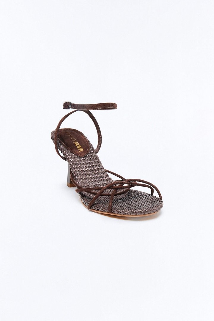 Stone And Sand Heels - Chocolate