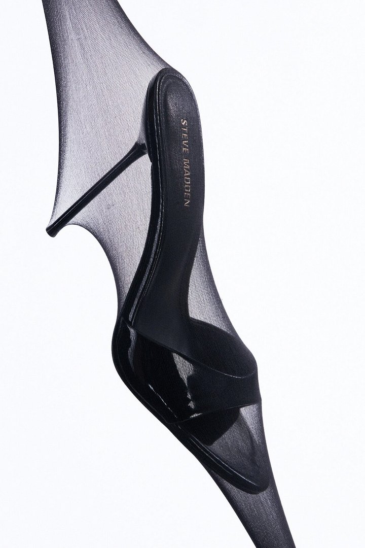 Steve Madden Davina Patent Stiletto Heels - Black