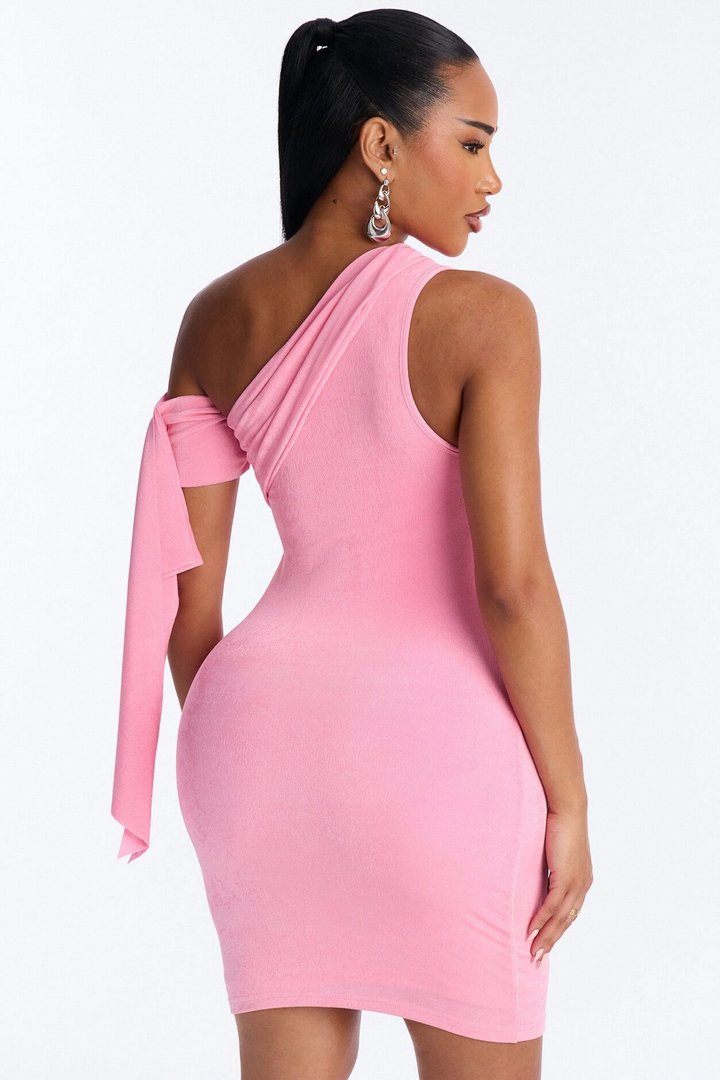 The Good Life Slinky Mini Dress - Pink