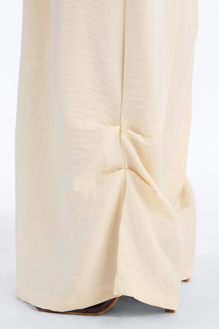 Sofie Cowl Wide Leg Jumpsuit - Yellow