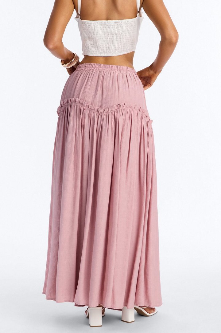 Lily Maxi Skirt - Mauve