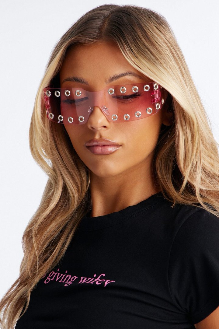 Rockstar Wifey Sunglasses - Pink
