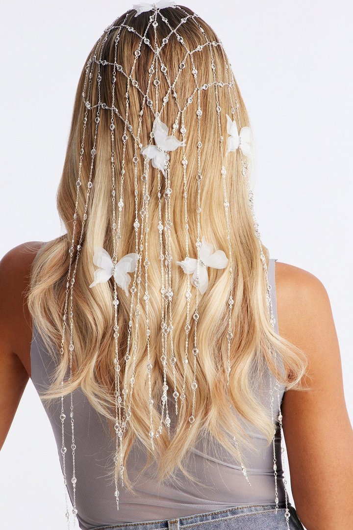 Head In The Skies Head Piece - Silver