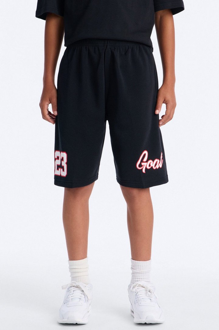 Mini GOAT 23 Mesh Shorts - Black