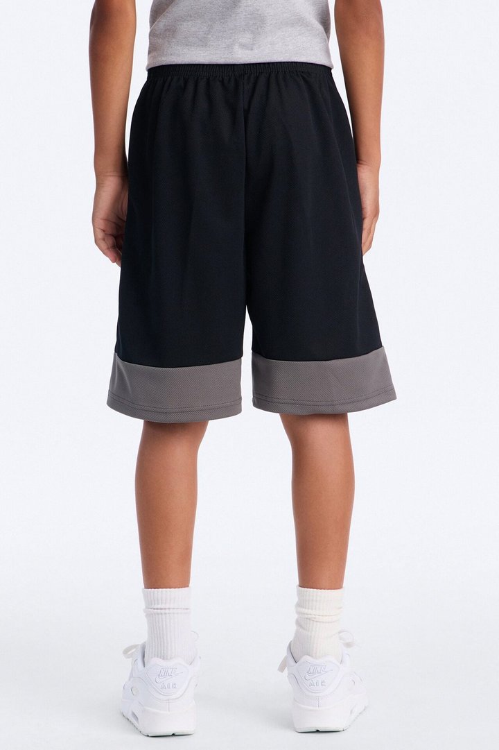 Mini Forever A Legend Mesh Shorts - Black