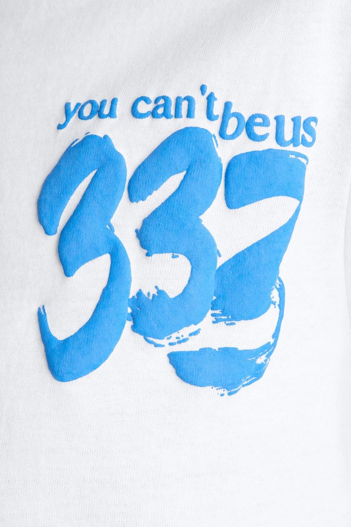 Mini You Can't Be Us Short Sleeve Front/Back Tee - White