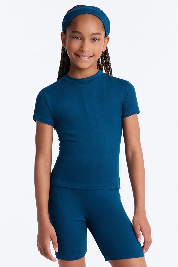 Mini Trinity 3 Piece Short Set - Teal