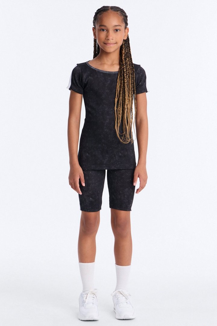 Mini Set My Mind To It Bike Short Set - Black