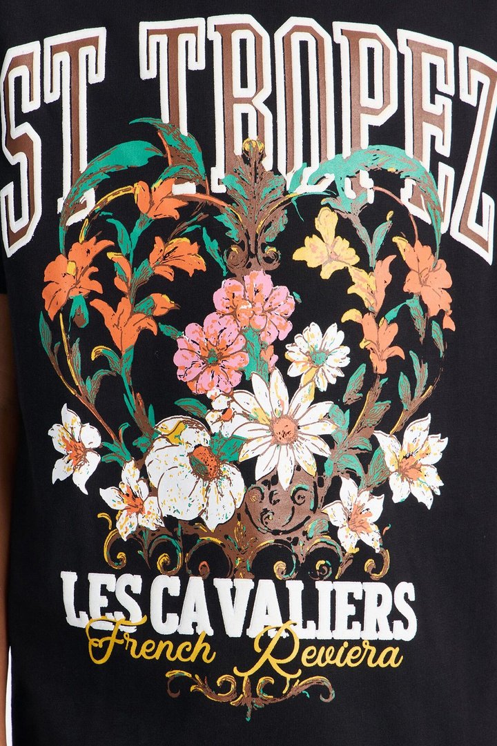 Mini St. Tropez Short Sleeve Tee - Black