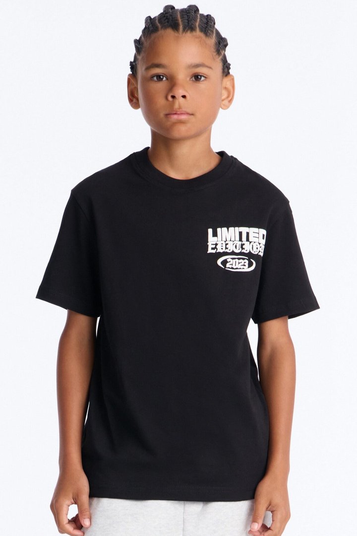 Mini For Those Who Chase Dreams Short Sleeve Front/Back Tee - Black