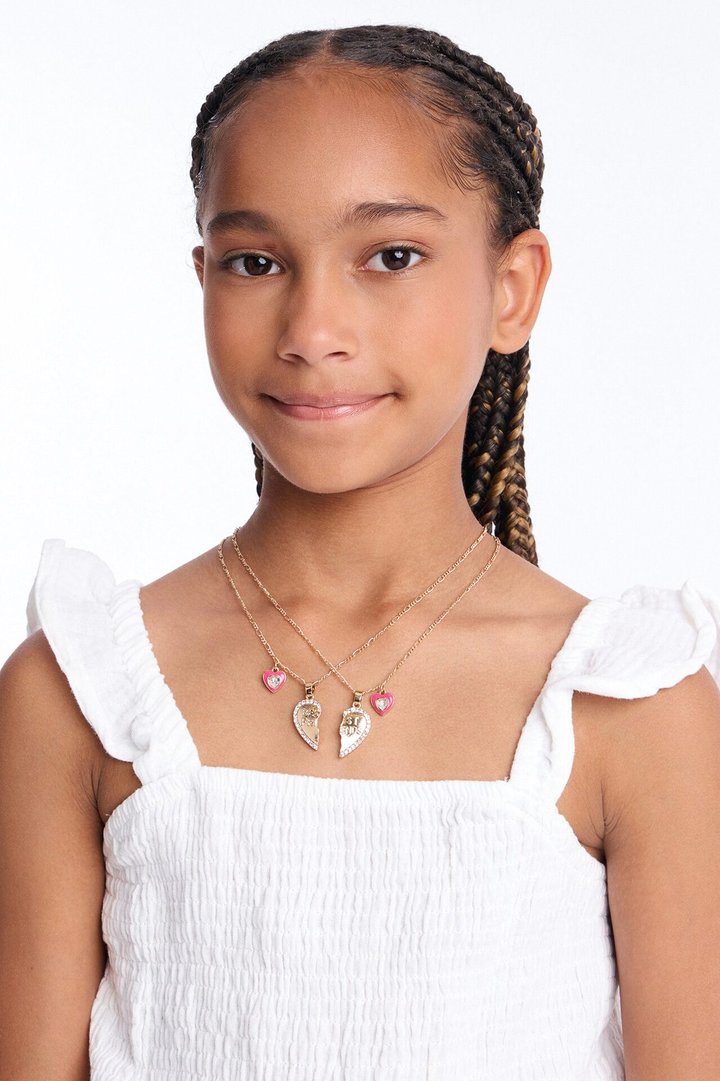 Mini Best Friends Necklace Set - Gold