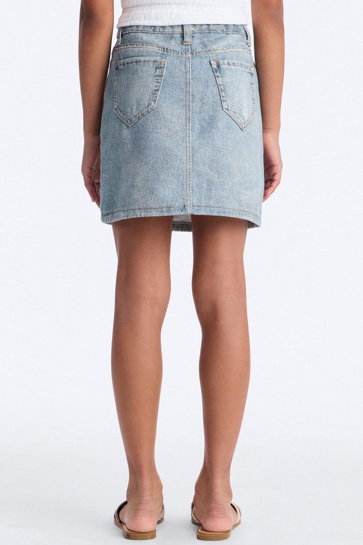Mini Be Mine Denim Skirt - Medium Wash