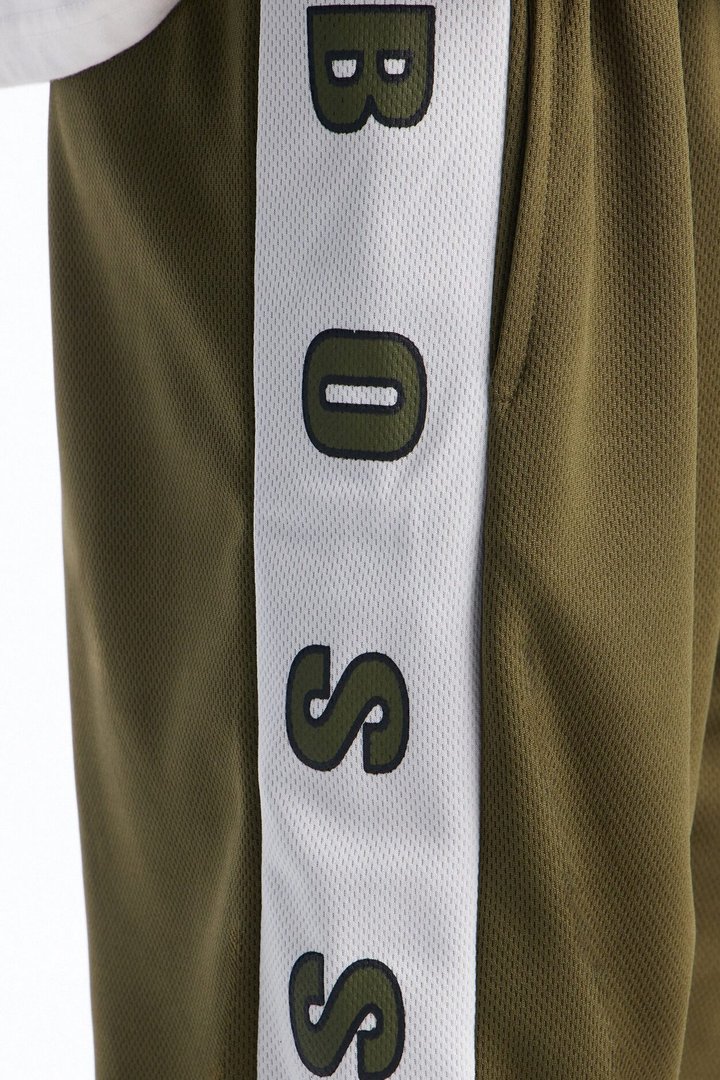 Mini The Boss Mesh Shorts - Olive
