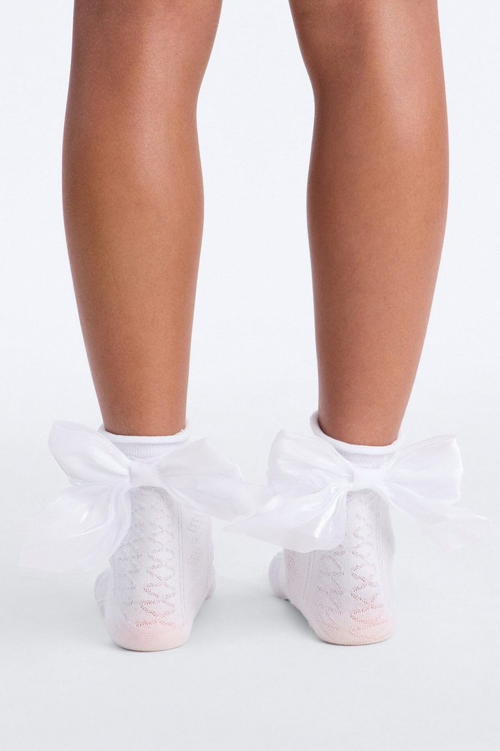 Mini Coquette Cutie Socks - White