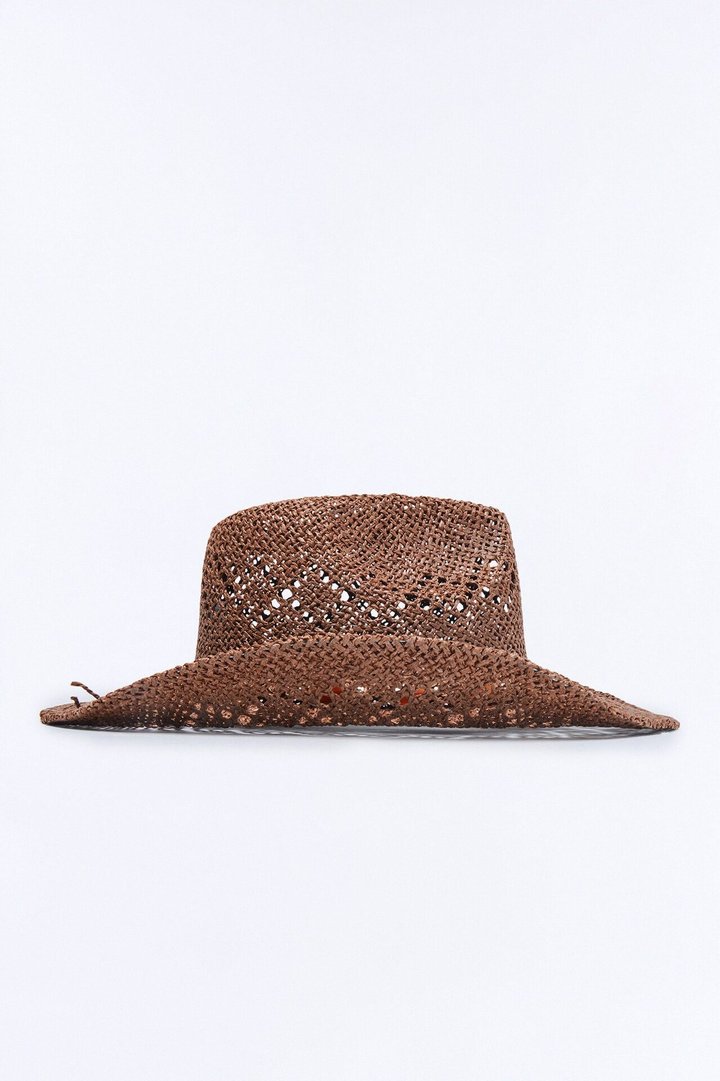 Ride With The Wind Cowboy Hat - Brown