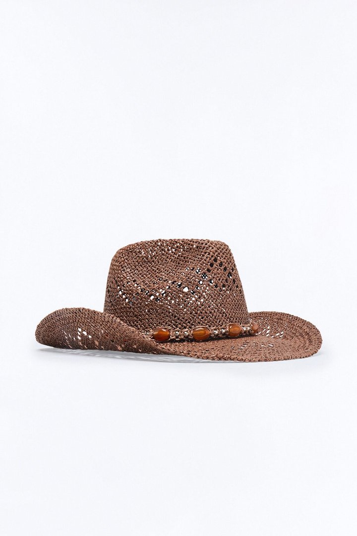 Ride With The Wind Cowboy Hat - Brown