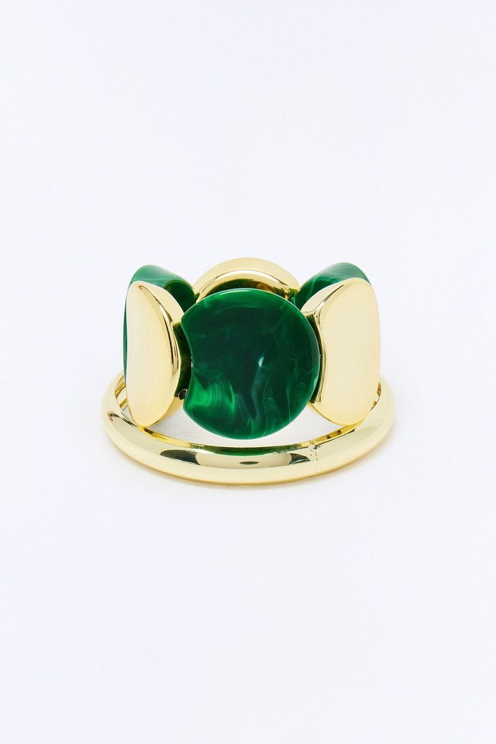 Marmalade 2 Piece Bracelet Set - Gold/Green