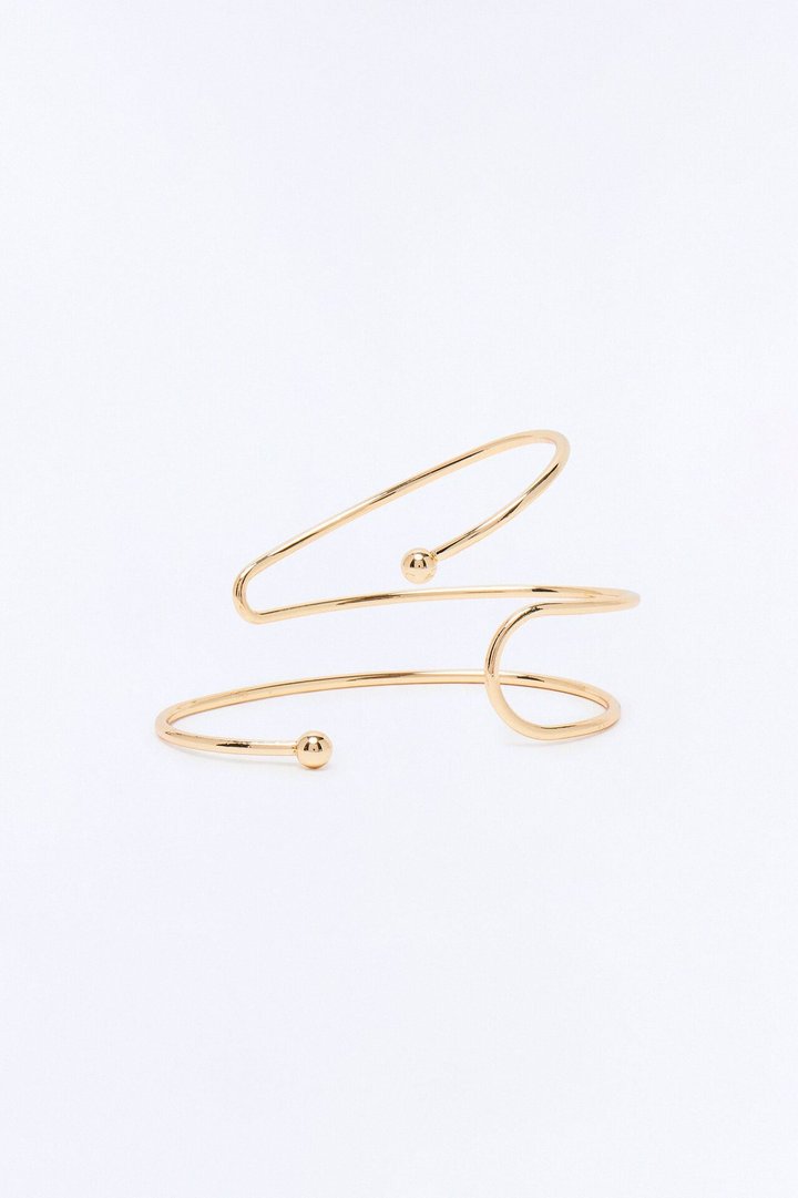 Trend Driven Hand Cuff - Gold