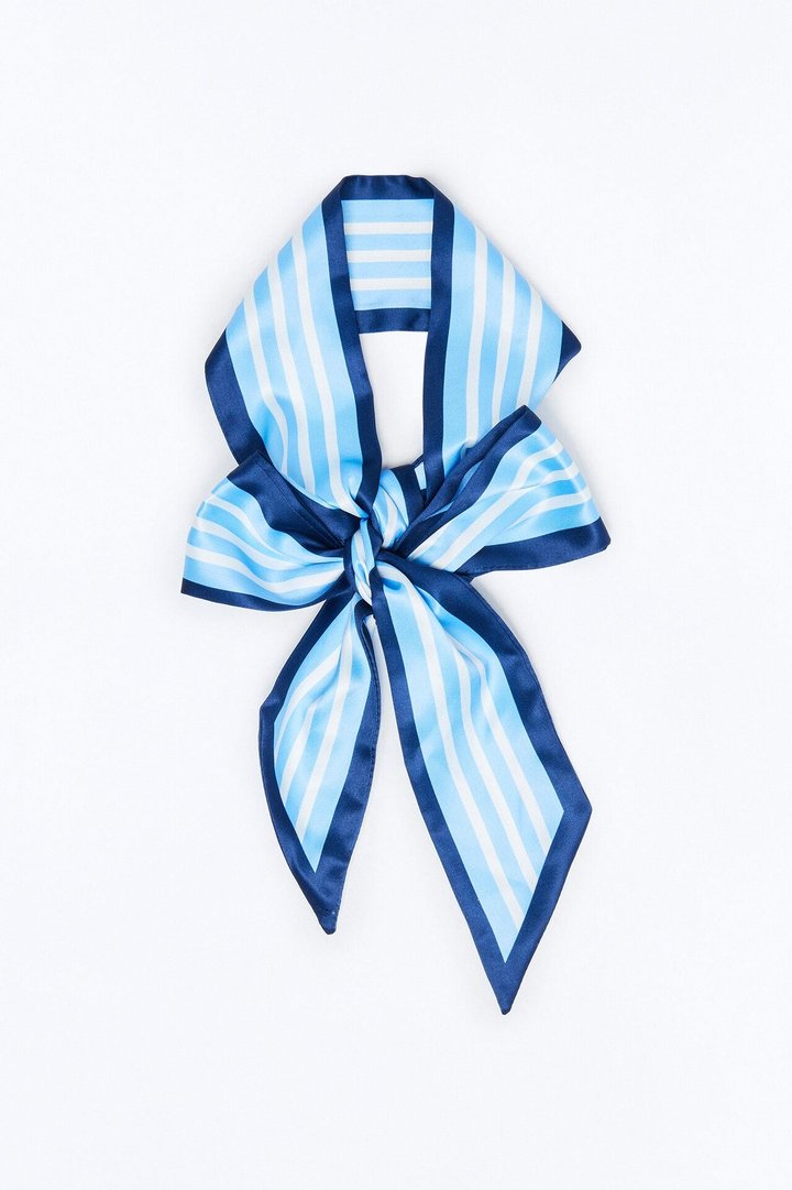 The Slim Edit Neck Tie - Blue/combo
