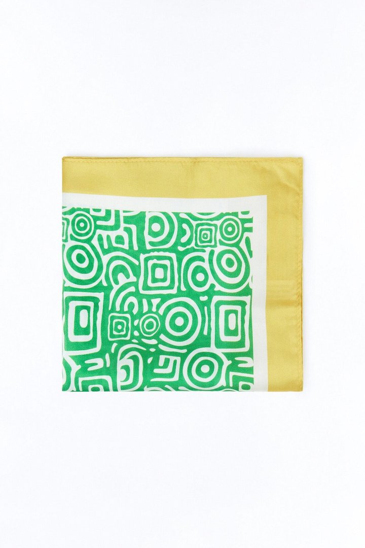 Spring Vibes Head Scarf - Green/combo