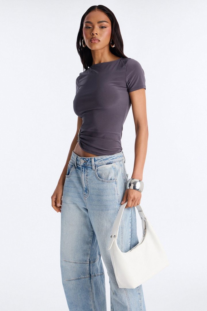 Let's Talk Essentials Faux Leather Bag - White