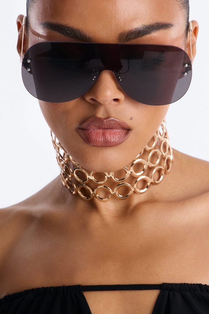 Voltage Vison Sunglasses - Black/Gold