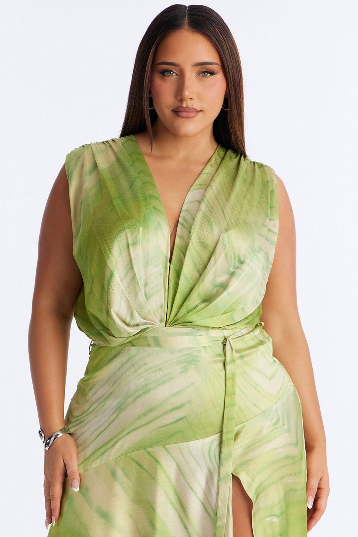 Sweet Escape Satin Maxi Dress - Periwinkle
