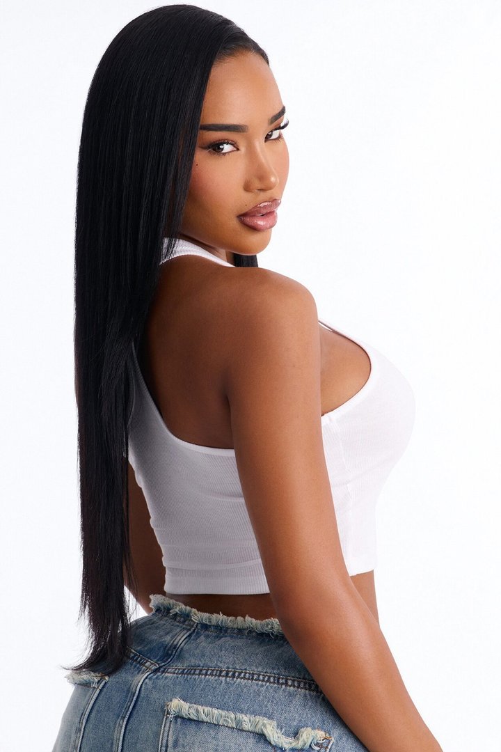 Bride To Be Rhinestone Tank Top - White