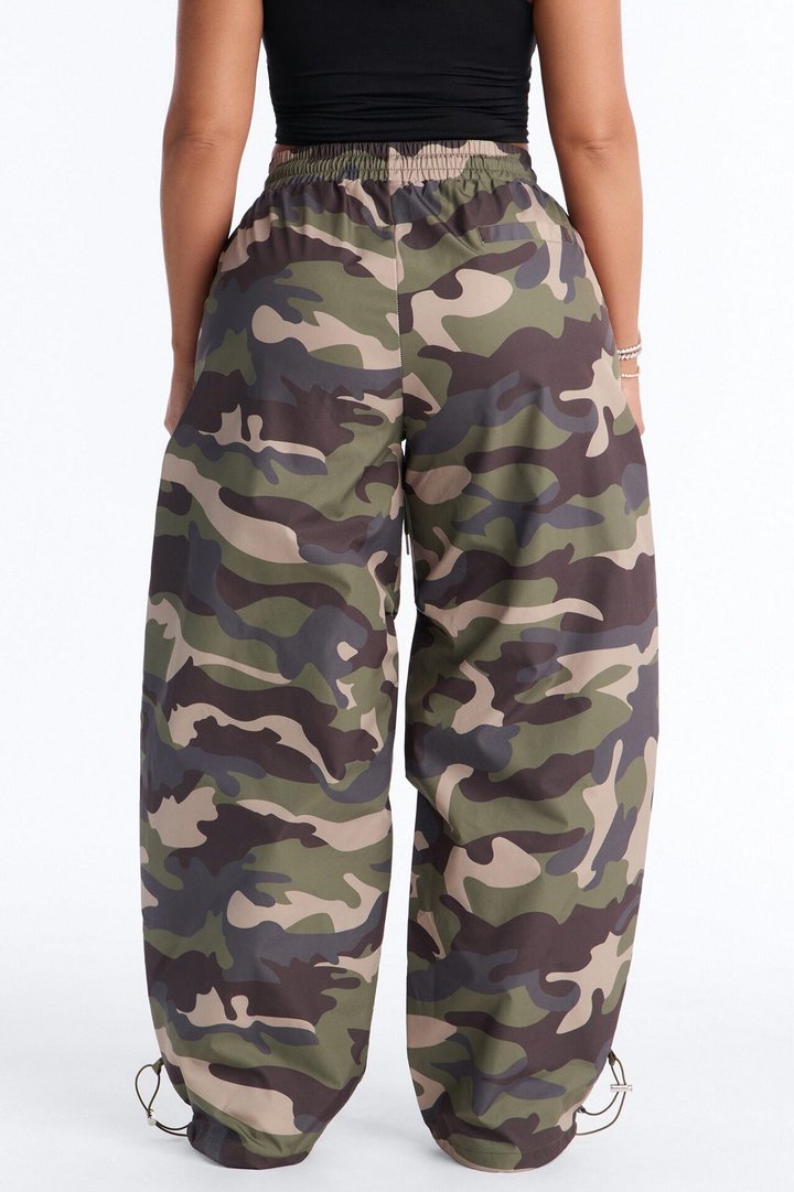 Can't See Me Camo Barrel Leg Joggers 30″ - Camouflage