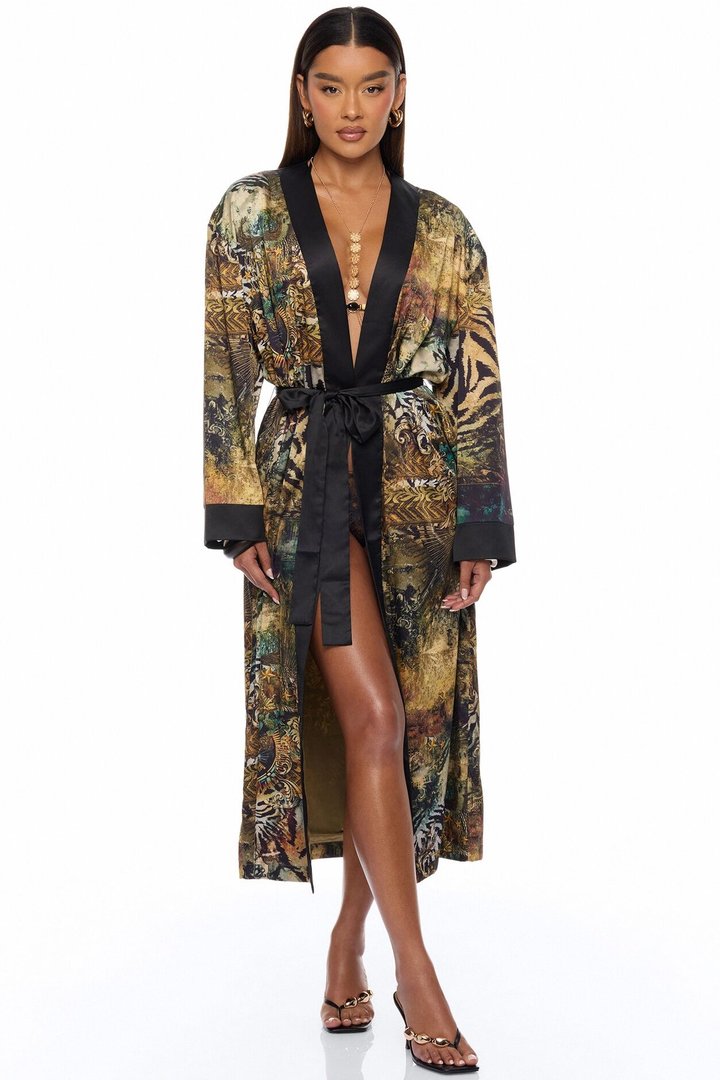 Stay Golden 4 Piece Bikini Set - Olive/combo