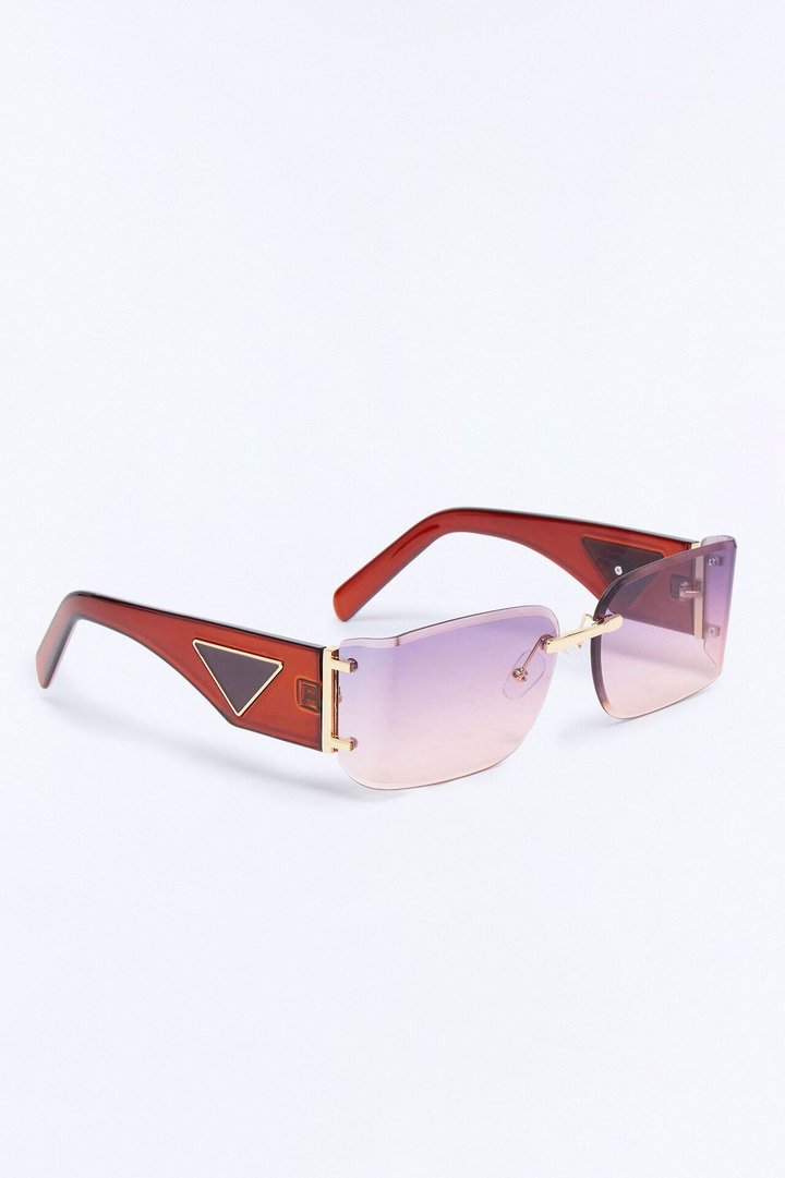 Omega Luxe Sunglasses - Red/combo