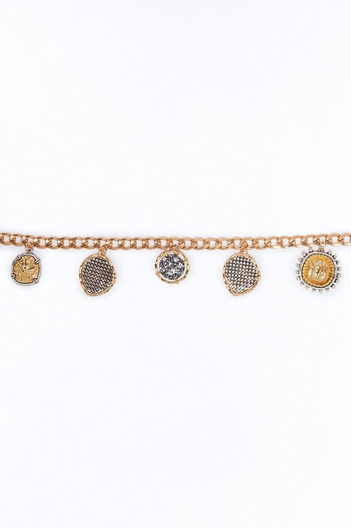 Pirate Treasures Chain Belt - Gold