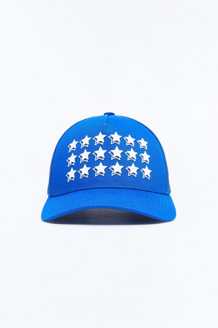 All Star Cotton Twill Mesh Snapback Hat - Blue