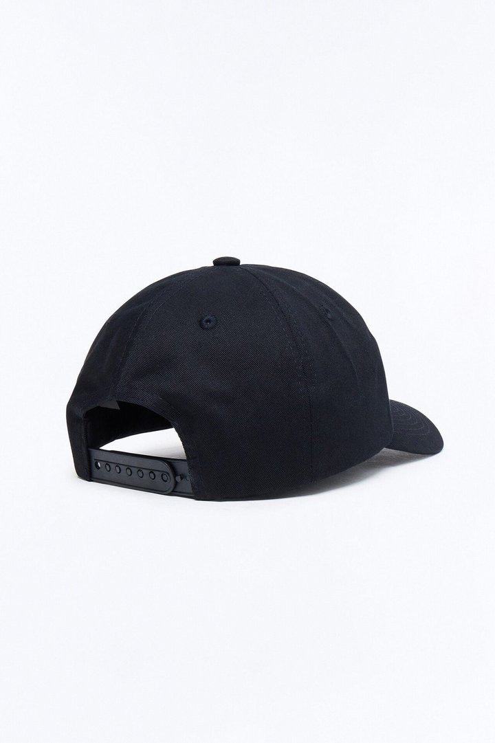 Lightning Cotton Twill Unstructured Snapback Hat - Black