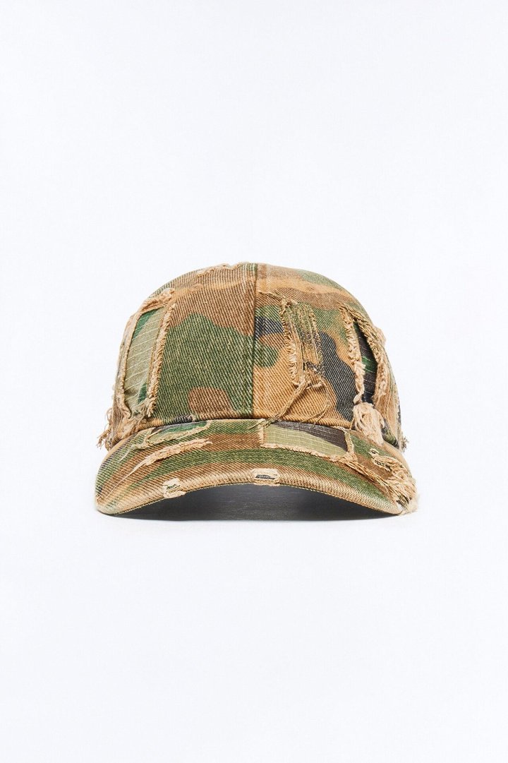 Downtown Distressed Camo Hat - Camouflage