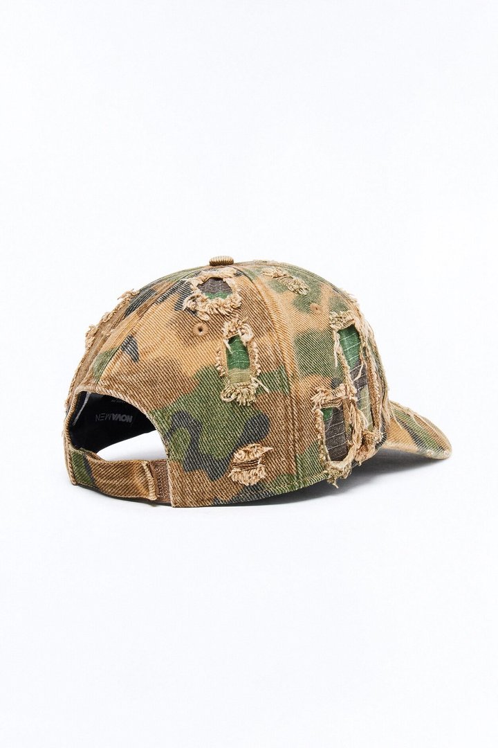 Downtown Distressed Camo Hat - Camouflage