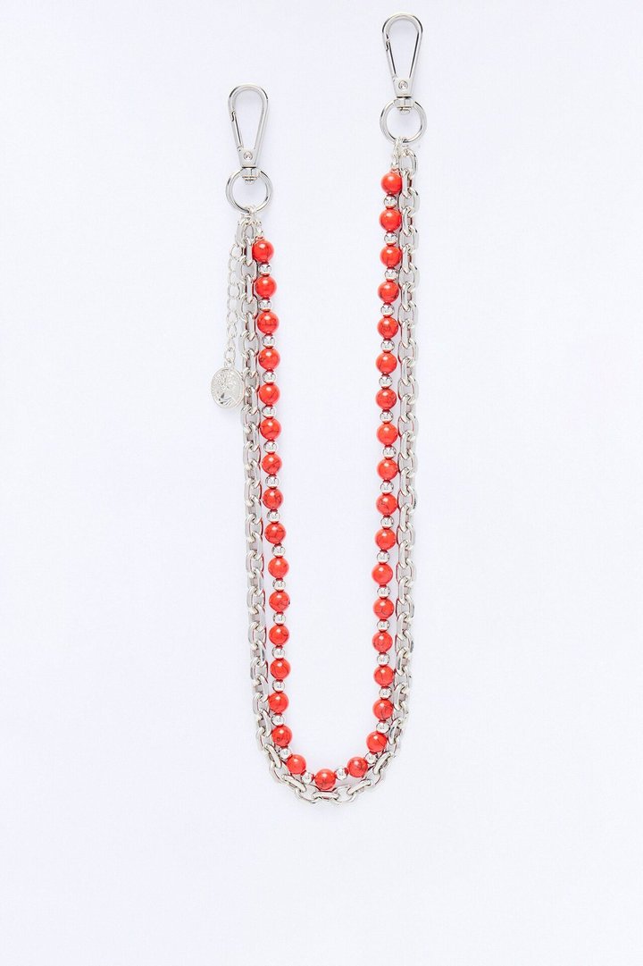 Scarlet Duality Layered Pant Chain - Silver