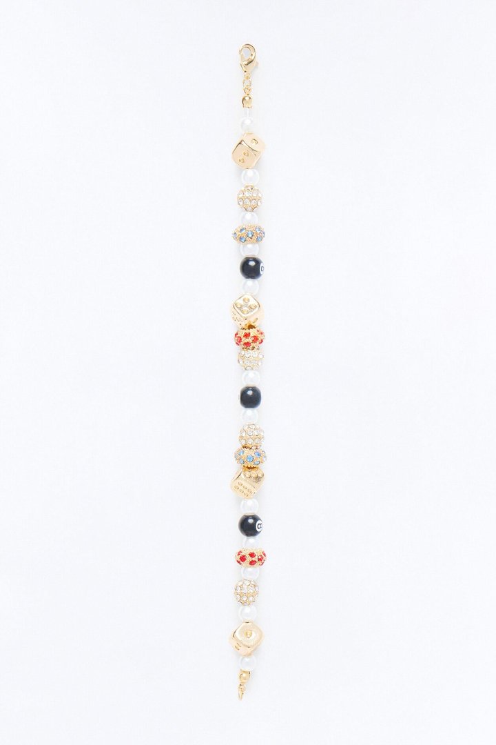 Lucky Shot Bead Bracelet - Gold