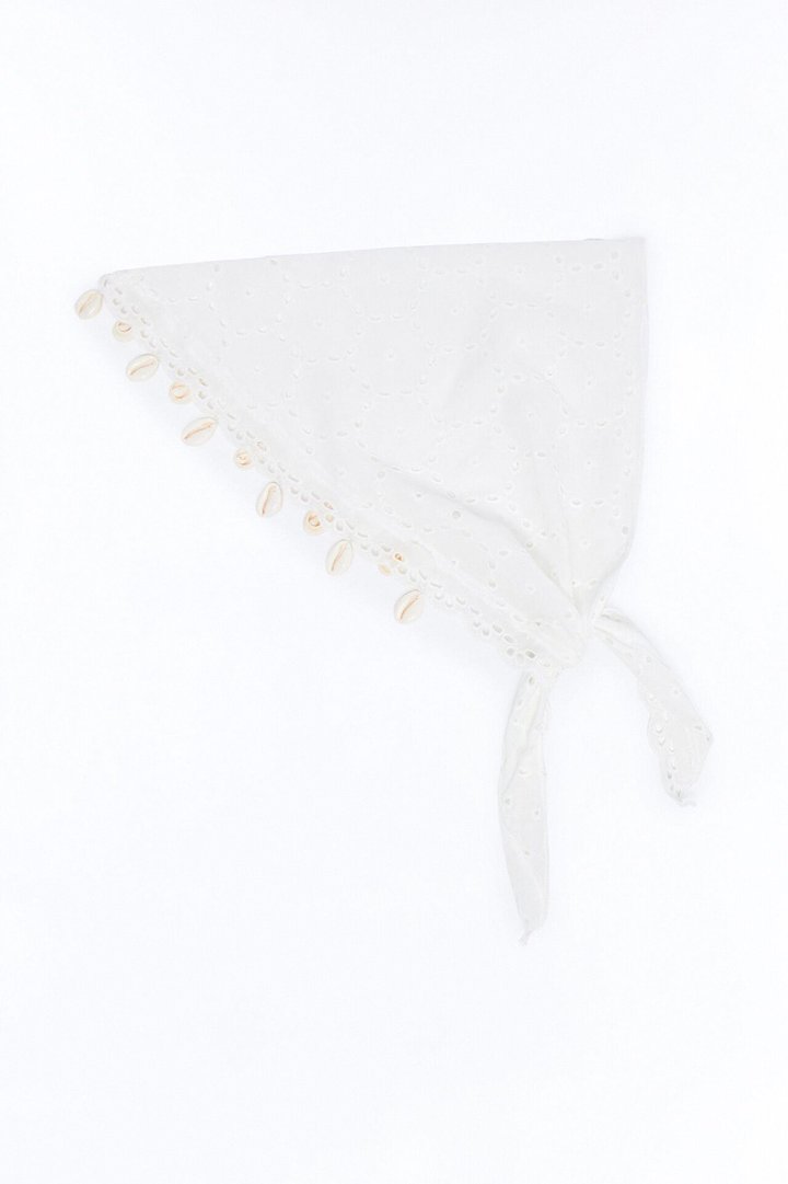 Shell We Dance Head Wrap - White