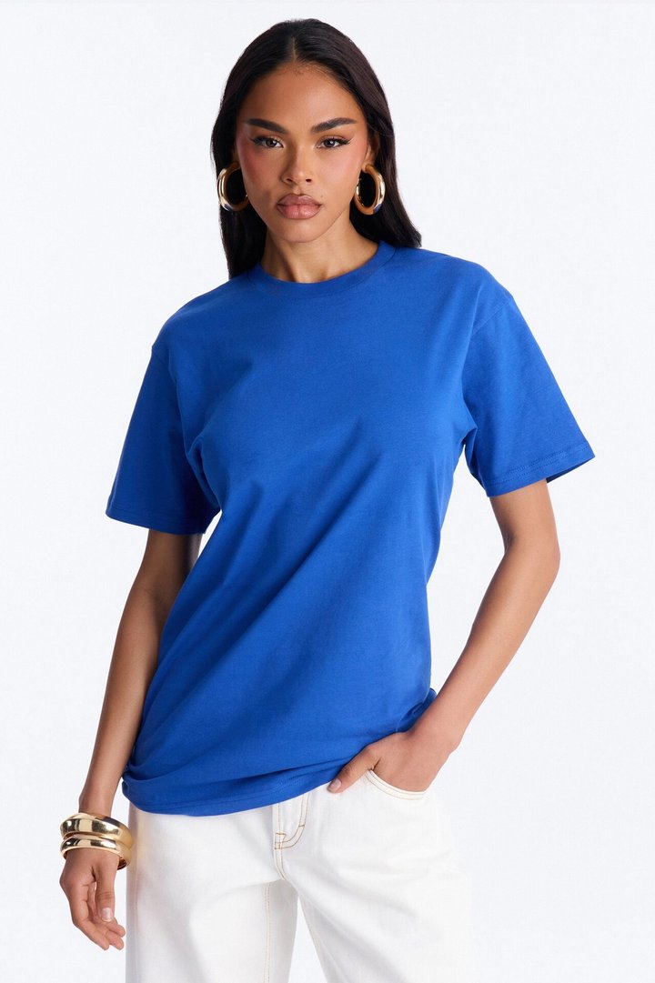Random Tuesday Oversized T Shirt - Royal