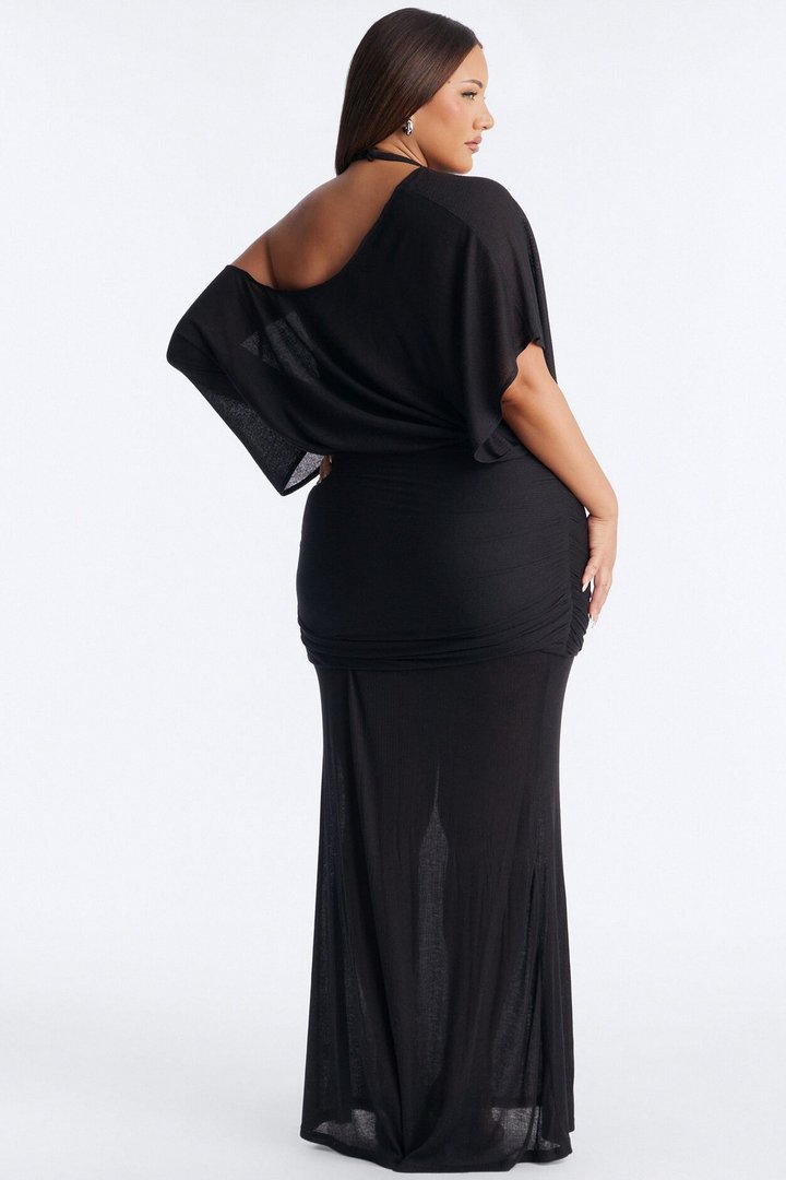 Softly Stunning Maxi Dress - Black