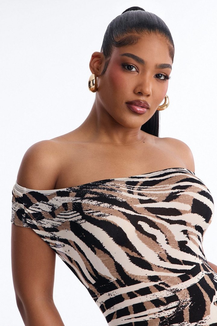 In The Wild Backless Micro Romper - Taupe