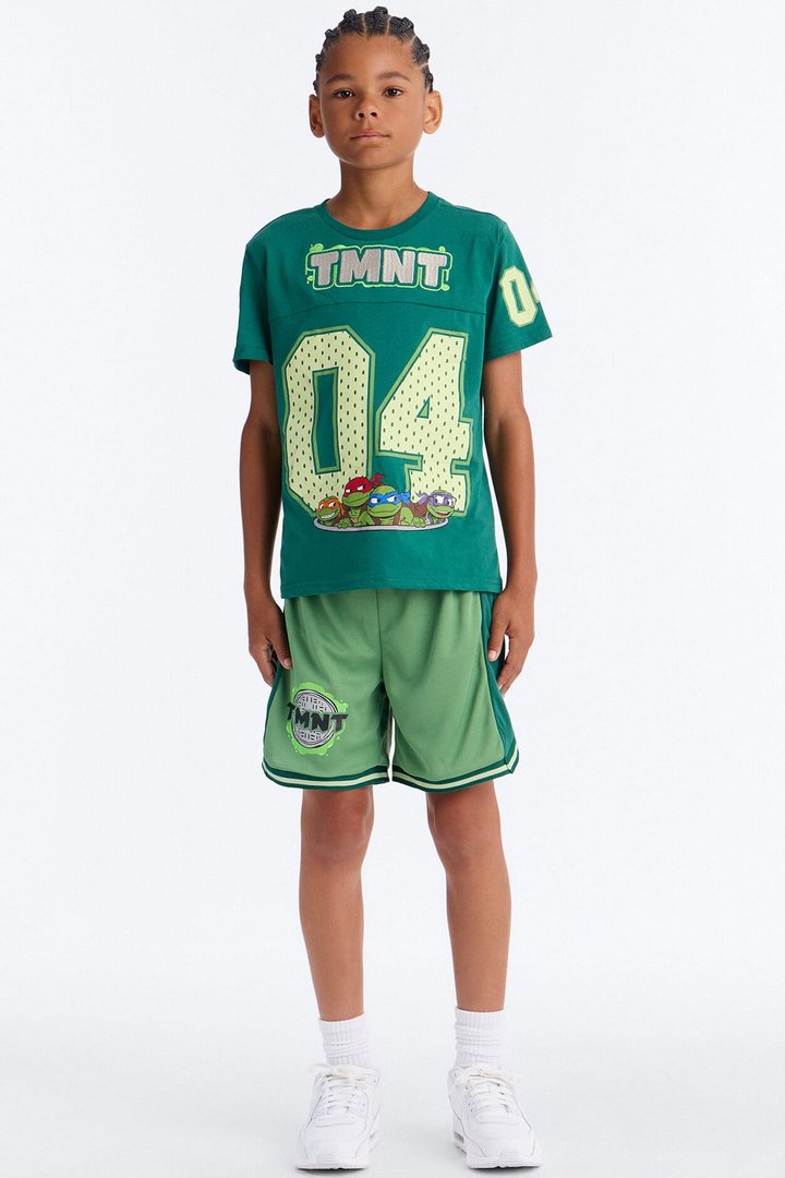 Mini TMNT 04 Jersey And Short Set - Green