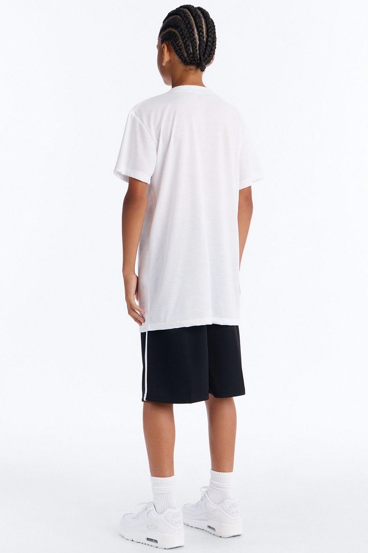 Mini Money Is My Priority Short Set - White/Black