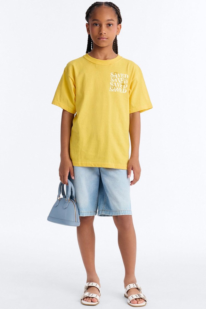 Mini Saved Short Sleeve Tee - Yellow