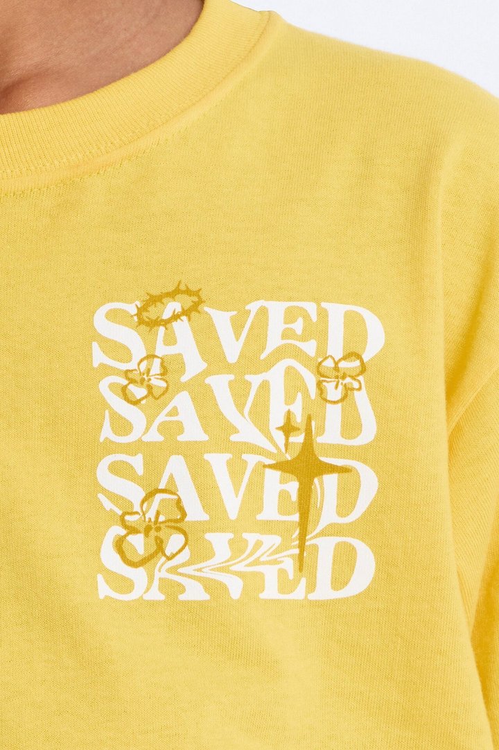 Mini Saved Short Sleeve Tee - Yellow