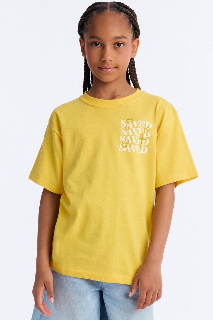Mini Saved Short Sleeve Tee - Yellow