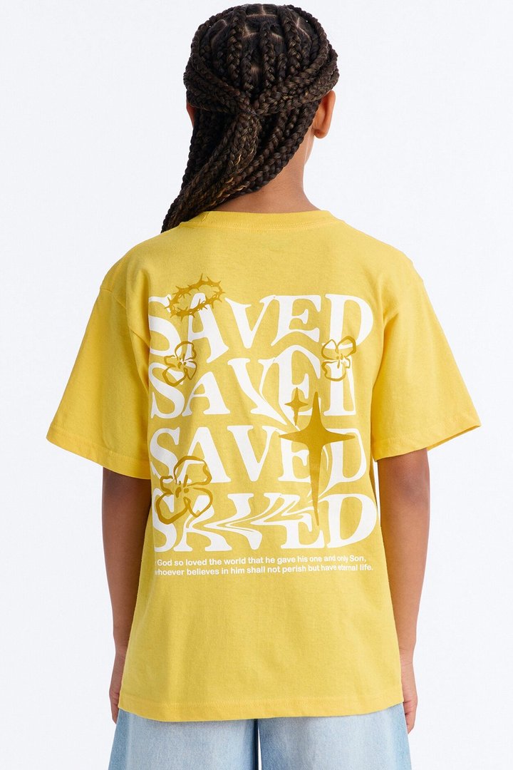 Mini Saved Short Sleeve Tee - Yellow