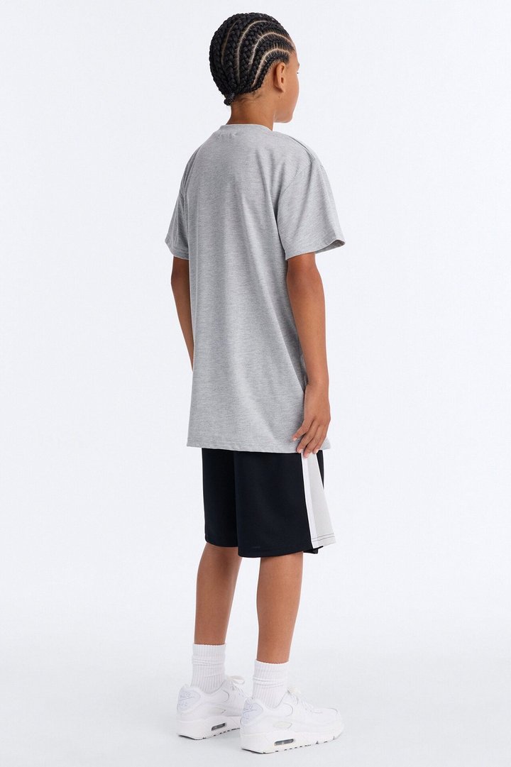 Mini Known As The GOAT Short Set - Heather/Combo